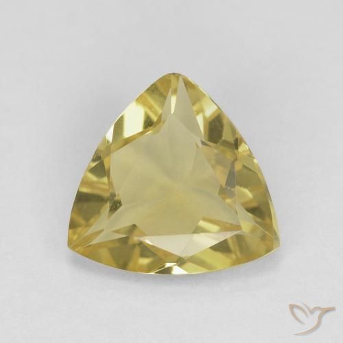 1.18ct Natural Amarillo medio Berilo, Trillón, VS