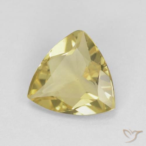 Berilo Amarillo medio natural de 1.18 ct, Trillón, VS
