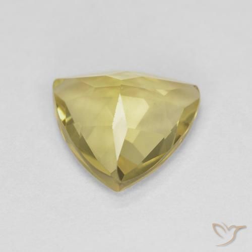 Berilo Amarillo medio natural de 1.18 ct, Trillón, VS