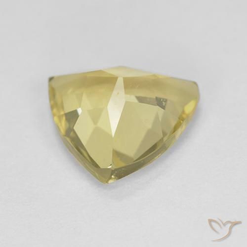 Berilo Amarillo cálido natural de 1.39 ct, Trillón, VS