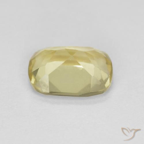 Berilo Amarillo suave natural de 1.13 ct, Forma Cojín, VS