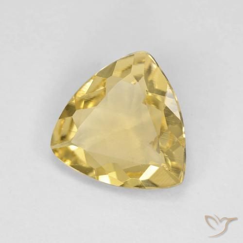 Berilo Dorado claro natural de 1.54 ct, Trillón, VVS