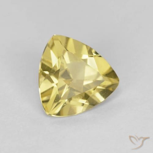 Berilo Amarillo terroso natural de 0.98 ct, Trillón, VS