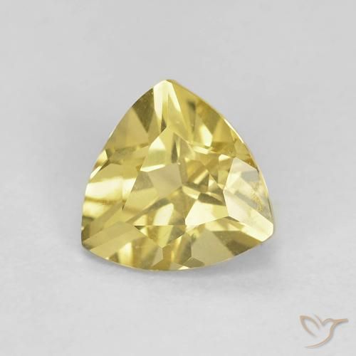1.15ct Natural Amarillo dijón Berilo, Trillón, VS