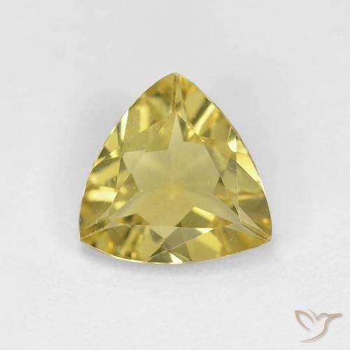 1.22ct Natural Amarillo cálido Berilo, Trillón, VS