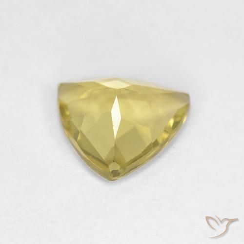 Berilo Amarillo cálido natural de 1.22 ct, Trillón, VS