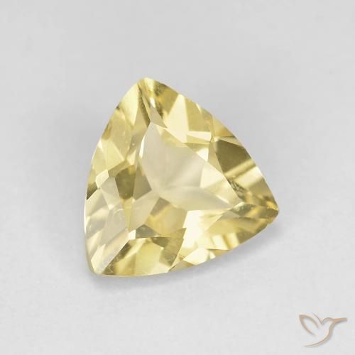 Berilo Amarillo cálido natural de 1.34 ct, Trillón, VS