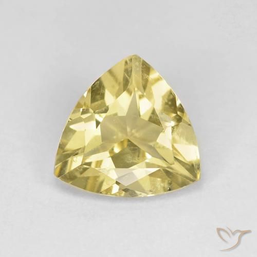 1.40ct Natural Amarillo miel claro Berilo, Trillón, VS