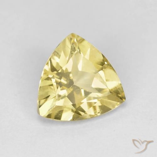 Berilo Amarillo miel claro natural de 1.40 ct, Trillón, VS