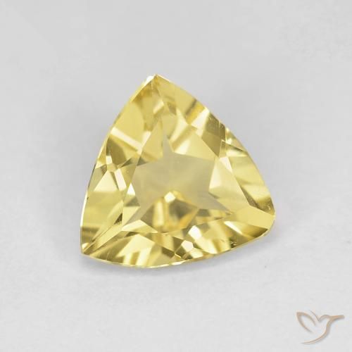 Berilo Amarillo claro natural de 1.19 ct, Trillón, VS