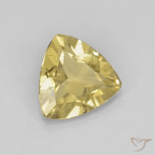 Berilo Amarillo cálido natural de 1.50 ct, Trillón, VS
