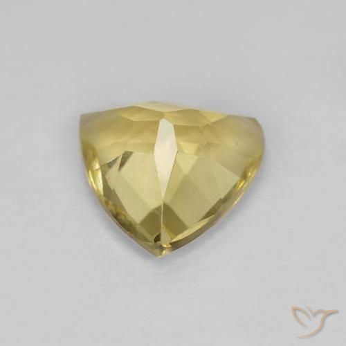 Berilo Amarillo cálido natural de 1.50 ct, Trillón, VS