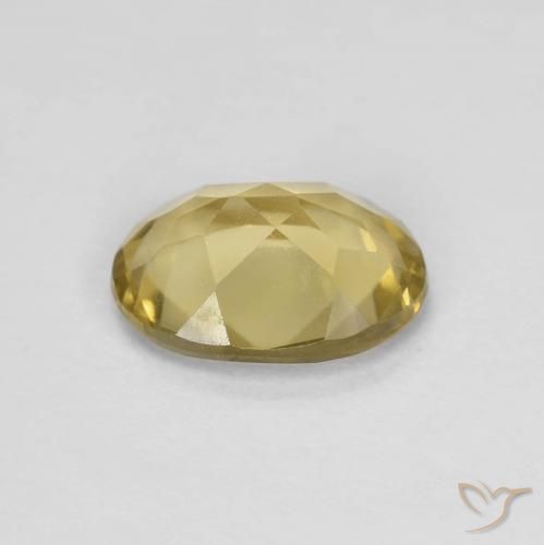 Berilo Amarillo dorado natural de 1.49 ct, Ovalada, VS