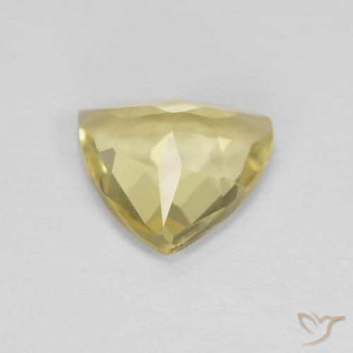 Berilo Amarillo claro natural de 1.20 ct, Trillón, VVS-VS