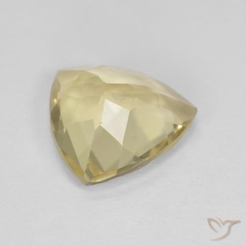 Berilo Amarillo medio natural de 1.87 ct, Trillón, VVS-VS