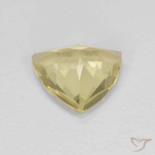Berilo Amarillo claro natural de 1.30 ct, Trillón, VVS-VS