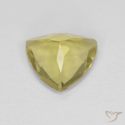Berilo Amarillo medio natural de 1.25 ct, Trillón, VVS-VS
