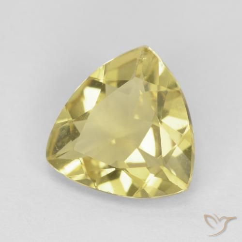 Berilo Dorado claro natural de 1.73 ct, Trillón, VVS-VS
