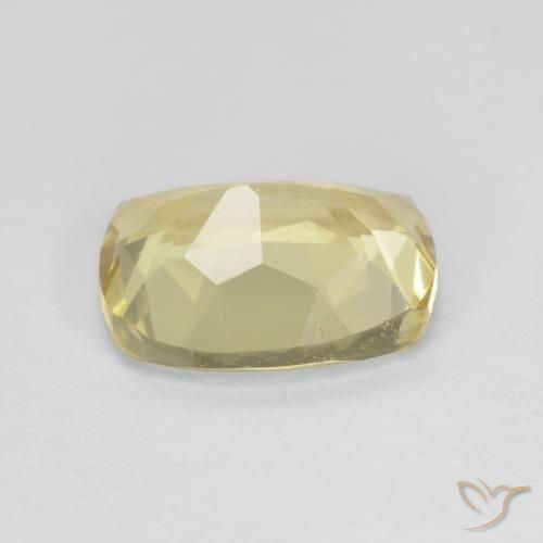 Berilo Amarillo pálido natural de 1.62 ct, Forma Cojín, VVS-VS
