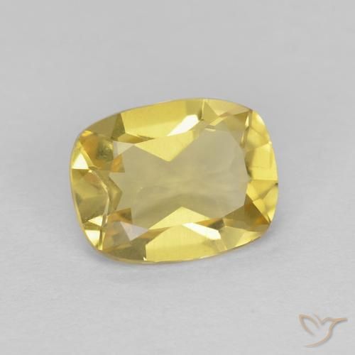 Berilo Amarillo abejorro natural de 1.16 ct, Forma Cojín, VVS