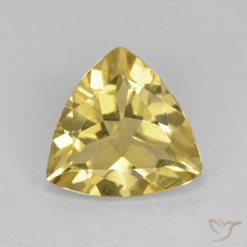 1.86ct Natural Amarillo-dorado claro Berilo, Trillón, VVS