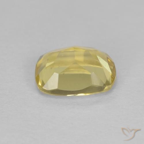 Berilo Amarillo claro natural de 1.22 ct, Forma Cojín, VVS