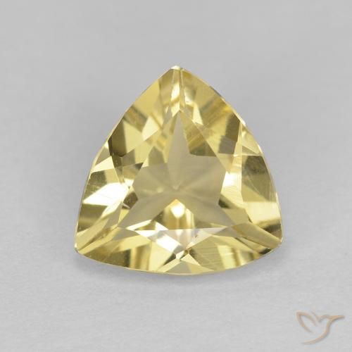 1.34ct Natural Amarillo claro Berilo, Trillón, VVS