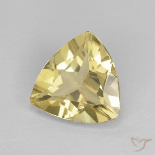 Berilo Amarillo claro natural de 1.34 ct, Trillón, VVS