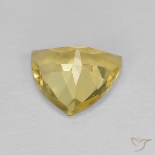 Berilo Amarillo claro natural de 1.34 ct, Trillón, VVS