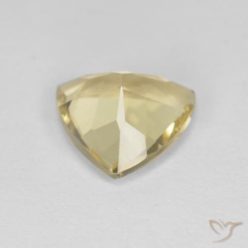Berilo Amarillo pálido natural de 1.83 ct, Trillón, VVS