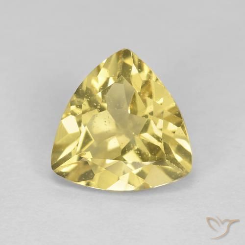2.12ct Natural Amarillo claro Berilo, Trillón, VS