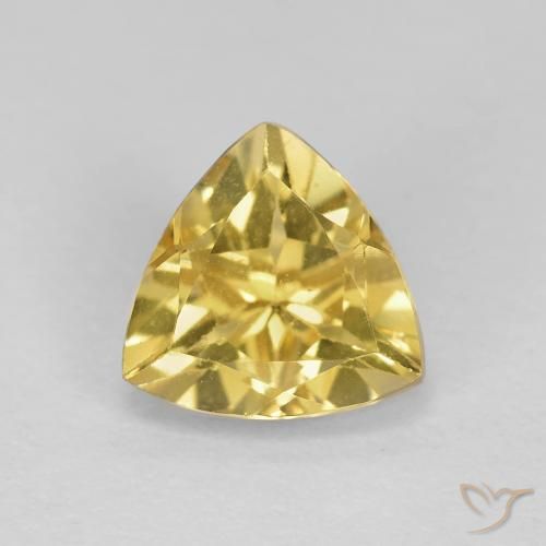1.59ct Natural Amarillo claro Berilo, Trillón, VS