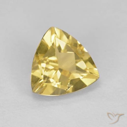 Berilo Amarillo claro natural de 1.59 ct, Trillón, VS