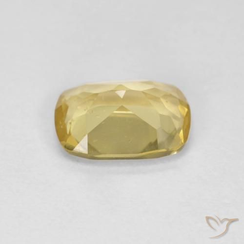 Berilo Amarillo pálido natural de 1.11 ct, Forma Cojín, VS