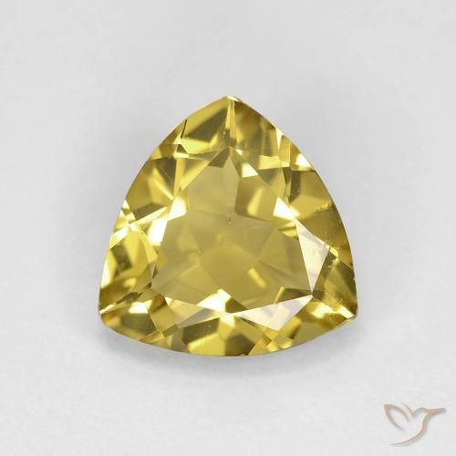 1.88ct Natural Amarillo otoño Berilo, Trillón, VS, Photo A
