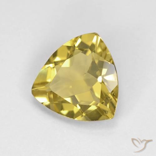Berilo Amarillo otoño natural de 1.88 ct, Trillón, VS