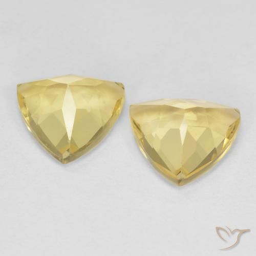 Gemas de Berilo Amarillo dijón natural de 2.67 ct, Trillón, VVS