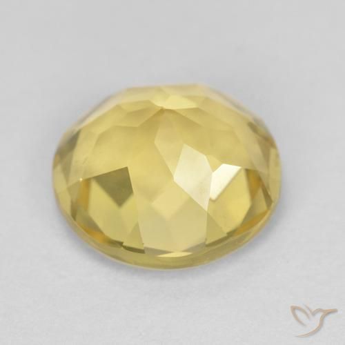Berilo Amarillo toscana natural de 1.74 ct, Redondo, VVS