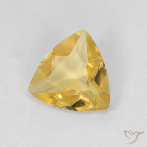 Berilo Amarillo terroso natural de 0.82 ct, Trillón, VVS
