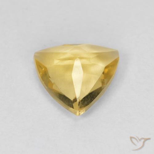 Berilo Amarillo terroso natural de 0.82 ct, Trillón, VVS