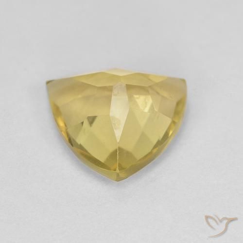 Berilo Amarillo cálido natural de 1.38 ct, Trillón, VVS