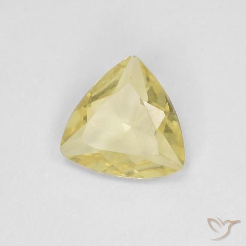 0.71ct Natural Amarillo miel claro Berilo, Trillón, VVS
