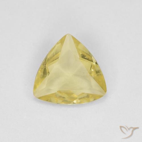 Berilo Amarillo miel claro natural de 0.71 ct, Trillón, VVS