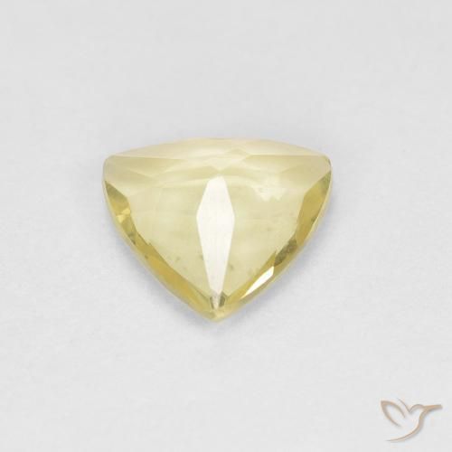 Berilo Amarillo miel claro natural de 0.71 ct, Trillón, VVS