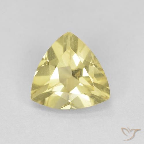 0.90ct Natural Amarillo abejorro Berilo, Trillón, VVS