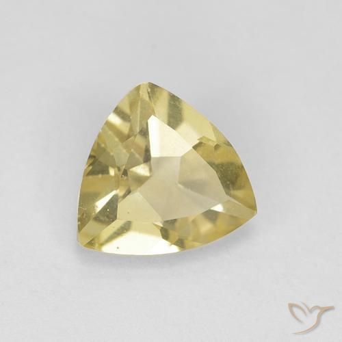 Berilo Amarillo dijón natural de 0.92 ct, Trillón, VVS