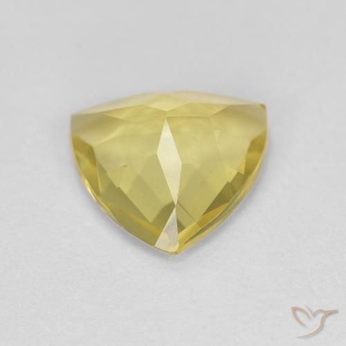 Berilo Amarillo terroso natural de 1.18 ct, Trillón, VVS