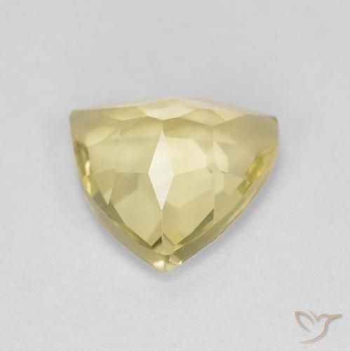 Berilo Amarillo terroso natural de 1.51 ct, Trillón, VVS