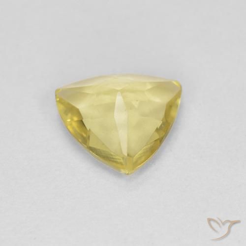Berilo Amarillo medio natural de 0.73 ct, Trillón, VVS