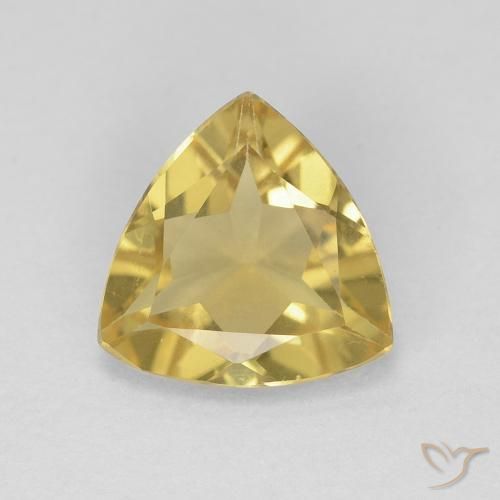1.22ct Natural Amarillo vivo Berilo, Trillón, VVS
